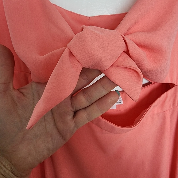 Fame & Partners, the Dina Dress, Coral, Size 16 Dress - Picture 4 of 7